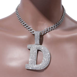 2024 forme d'émotion de luxe plaqué or blanc 18 carats pendentif de style Hip Hop pour hommes personnalisé VVS Moissanite diamant cultivé en laboratoire pour les fêtes - Product Image 3