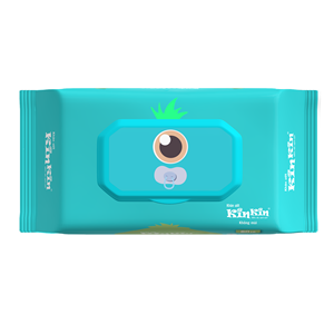 Lingettes humides pour bébés Kinkin du Vietnam, en tissu non tissé premium, haute teneur en rayonne, 80 lingettes, nettoyage sans eau pour la peau et les mains - Product Image 1