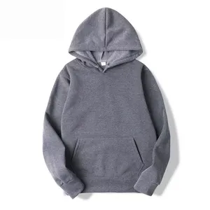 Men's <b>Black</b> Hooded <b>Sweatshirt</b> Regular Fit Solid Color Casual Fleece Cotton Autumn Hoodie Pocket Design Knitted - Product Image 5