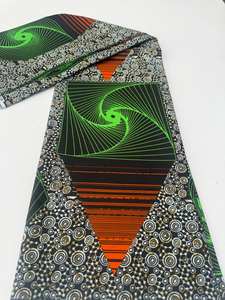 Tissu africain en coton imprimé à la cire de Freetown de haute qualité pour les robes élégantes, les tenues traditionnelles et la décoration intérieure - Product Image 4