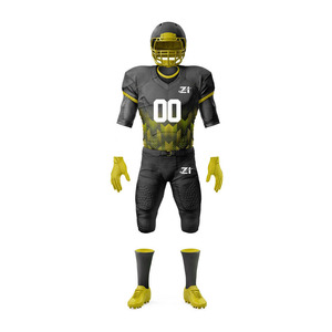 Uniformes de Fútbol Americano de la Mejor Calidad, Tallas Grandes, Diseños Personalizados Sublimados, Secado Rápido, Transpirables, Unisex, Adulto, 100% Poliéster - Product Image 2