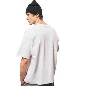 Camiseta de algodón oversize para hombre, estilo urbano, con estampado de microtexto, manga corta, informal, a la moda, OEM - Product Image 6