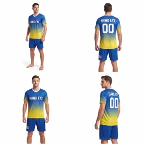 เสื้อฟุตบอลแบบกำหนดเองสำหรับผู้ชาย ผู้หญิง ชุดทีม เสื้อฝึกซ้อมแบบส่วนตัว - Product Image 2