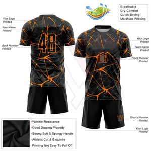 Conjunto de Uniforme de Fútbol Sublimado, Diseño Personalizado, Equipación de Fútbol Transpirable para Entrenamiento y Partidos, para Clubes, Venta al Por Mayor OEM - Product Image 3