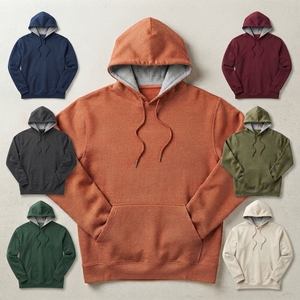 Wholesale 420gsm 100% Cotton Oversized Drop Shoulder Heavyweight Fleece Hoodies Cotton <b>Pullover</b> Embroidered Hooded - Product Image 3
