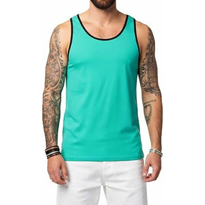 เสื้อกล้ามแขนกุดผู้ชาย เสื้อลำลองสำหรับทุกวัน น้ำหนักเบา ระบายอากาศได้ดี เหมาะสำหรับฤดูร้อน ออกกำลังกาย ฟิตเนส วิ่ง เทรนนิ่ง เสื้อยืดโชว์กล้ามเนื้อ - Product Image 2