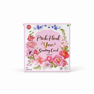 การ์ดอวยพรขอบคุณลายดอกไม้สีชมพู - Product Image 2