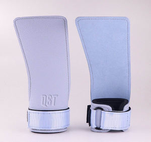 Agarraderas de gimnasio unisex antideslizantes de Hypalon QST para entrenamiento físico y levantamiento de pesas, agarraderas de Crossfit con protección para las muñecas - Product Image 2