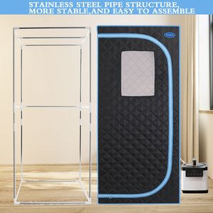 Tenda Sauna a Vapore Portatile Plus Type in Acciaio Inossidabile, Dimensioni Standard, per Terapia Detox e Relax, Uso Domestico, Spazio Ampio - Product Image 3