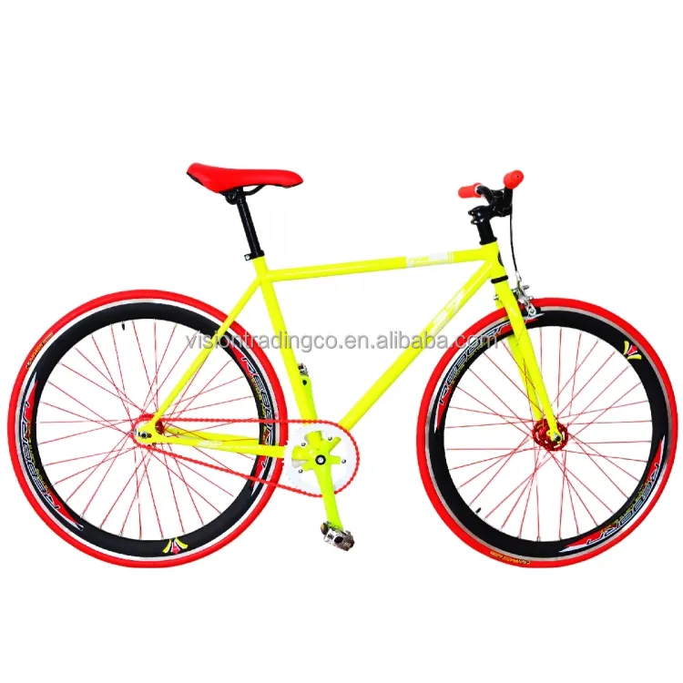 CE-Norm 700C Buntes Fahrrad mit festem Gang/Single-Speed-Fahrrad rahmen mit festem Gang in hoher Qualität von China Titanium Bikes Fixie