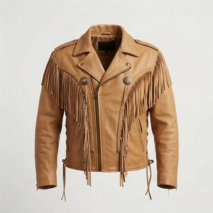 Collection Enfants : Vestes en Cuir Style Franges, Mode Rock, Vêtements de Protection pour Motard, Couleur Personnalisable - Product Image 1