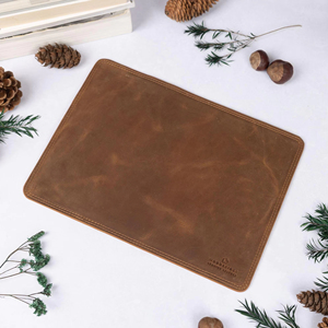 Scratch Proof Leather <b>Mouse</b> <b>Pad</b> Matte Finish Desk Mat For Clean Professional Look In Any Work Environment LMPD-0062F - Product Image 1