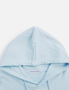เสื้อฮู้ดโอเวอร์ไซส์สีฟ้าอ่อนสำหรับผู้ชาย ปักโลโก้ N Star สไตล์ลำลอง สตรีทแวร์ ผ้าฝ้ายเฟรนช์เทอร์รี่ เหมาะสำหรับใส่ในฤดูใบไม้ร่วง - Product Image 3