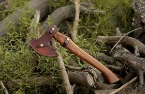 STEEL CRAFT INTERNATIONAL Hand-Forged Damascus Steel Flat Backed Hammer <b>Axe</b> 18" Full Tang Wood Handle DIY Grade ODM 1 Year - Product Image 6