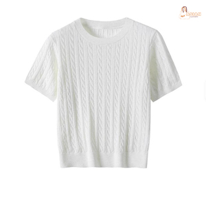Camisetas Casuales para Mujer - Nuevos Diseños 100% Algodón, Corte Ajustado, Manga Corta, Antiarrugas, Secado Rápido, Todas las Temporadas, Precios Bajos - Product Image 2