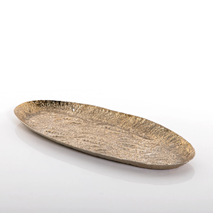 Tazón de Servir Redondo de Aluminio, Diseño Elegante y Moderno para Mesa de Comedor, Ofrece un Diseño Equilibrado y Utilidad Práctica - Product Image 2