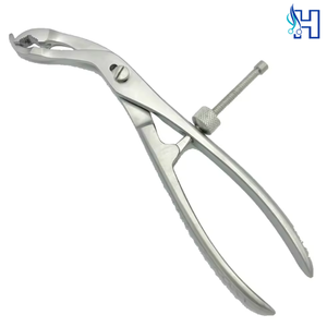 Orthopedic Bone Forceps 5.5 Inch Curved Surgical Stainless Steel Manual Reusable Plate Holding <b>Drill</b> <b>Guide</b> - Product Image 4