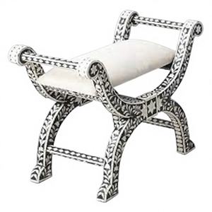 Silla de ocio modular con incrustaciones de hueso al por mayor, con cubierta de cuero, diseño moderno, para comedor, apartamento, sala de estar, hotel, cocina, manual - Product Image 4