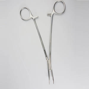 Pince hémostatique équipement de microchirurgie de précision Instrument médical procédures médicales Adson 18.5 cm acier inoxydable incurvé - Product Image 3