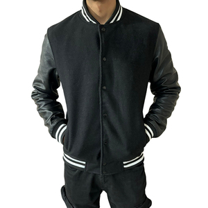 New Plus Size <b>Men</b> Versity College <b>Jackets</b> Wholesale Blank Versity <b>Jackets</b> Letterman Satin Versity <b>Jacket</b> Custom Logo Plain - Product Image 1