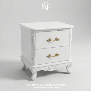 Armoire de chambre d'enfant moderne en bois d'acajou, série ACF 4.1, avec 2 tiroirs, design minimaliste - Product Image 2
