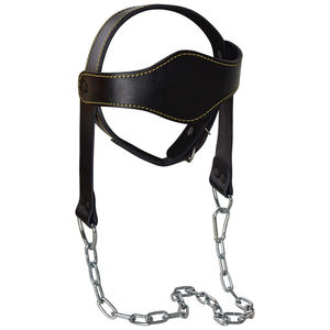 Harnais de musculation professionnel pour le cou et la tête en cuir, réglable, durable, pour l'entraînement de force, équipement de fitness pour adultes - Product Image 4