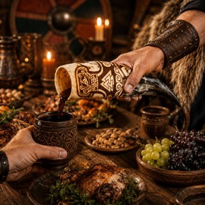 Tasse rustique en corne de buffle naturelle, style viking, pour bière, hydromel, vin, festival - Product Image 5