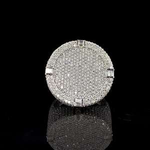 Best Quality Fashion Luxury Diamond <b>Ring</b> for Women 925 Sterling <b>Silver</b> <b>Adjustable</b> Wedding Party Jewelry Available At Best Price - Product Image 2