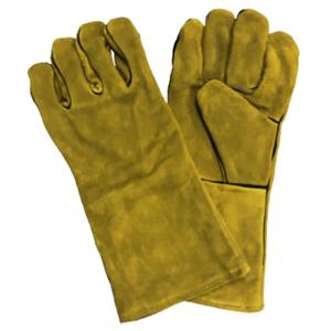 Guantes de Soldadura de Cuero Vacuno de Alta Calidad, Resistentes a la Abrasión y al Calor, para Bomberos, Hornos, Panadería y Barbacoa - Product Image 5