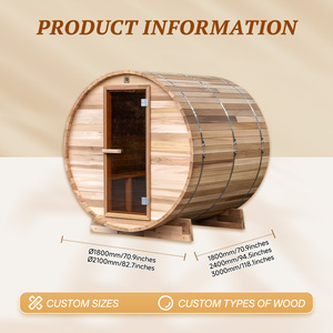 Servizio ad Alto Profitto per Pensioni Coreane: Sauna a Botte in Cedro Rosso con WiFi Intelligente |   Aumenta il ROI di Airbnb |   Certificato ETL per Progetti Industriali - Product Image 3