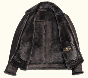 Chaqueta Bomber de Cuero PU para Hombre, Cortavientos, Transpirable, Chaqueta de Aviador para Invierno, Forro de Piel Sintética, OEM, ODM, Venta al Por Mayor - Product Image 2