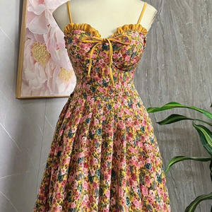 Vestido elegante de manga corta para mujer, ideal para combinar elegancia, comodidad, estilo casual y formal para diversos eventos, maxi de seda. - Product Image 3