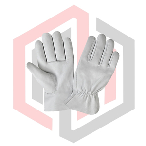 Guantes de Seguridad de Piel de Cabra, Antideslizantes, Antiestáticos, Anticorte, con Puño Ajustable, Suaves y Lisos, Unisex - Product Image 1