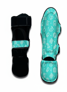 Protège-tibias Muay Thai sur mesure, durables, pour la protection des jambes en kickboxing, entraînement MMA, arts martiaux, pour adultes - Product Image 3