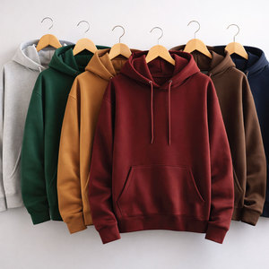 Sweat à capuche tendance personnalisé avec logo pour femme, style streetwear, coupe oversize, en molleton de coton épais mélangé, col montant, pull-over oversize pour femme - Product Image 3