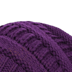 Unisex <b>Beanie</b> Hat 100% Acrylic Solid Color Soft Comfortable Knitted Breathable <b>Waterproof</b> Adjustable Warm - Product Image 3