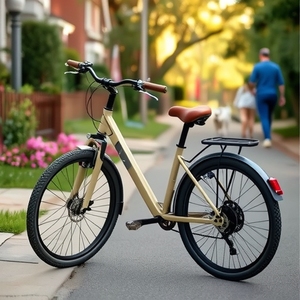 Bicicleta Eléctrica Urbana de 26 Pulgadas, Batería de Litio de 36V 8Ah, Motor de 7 Velocidades en la Rueda Trasera, Bicicleta Eléctrica para Desplazamientos Urbanos - Product Image 5