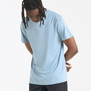 Camiseta Extra Grande de Alta Calidad 100% Algodón para Hombre, con Diseño Liso y Estampado de Logotipo Personalizado - Product Image 3
