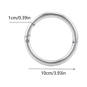 Anneau de nez de taureau en acier inoxydable personnalisé de haute qualité avec couleur et marquage sur mesure pour usage vétérinaire obstétrical durable - Product Image 3