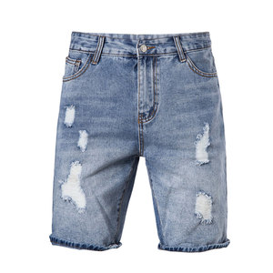 Hot Sale Custom <b>Men</b> Casual Slim Fit 100% Cotton Quick Dry <b>Jeans</b> Shorts High Quality Made in Pakistan - Product Image 1