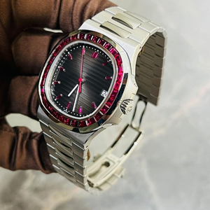 Montre Classique Personnalisée pour Homme, Montre Sertie de Diamants de Laboratoire, Bijoux Hip Hop Incrustés de Diamants, Meilleure Qualité, Prix de Gros - Product Image 3