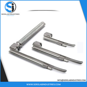 Laryngoscope manuel Pro Dual LED Macintosh Miller, lames personnalisées réutilisables, ensemble conventionnel, instruments médicaux en acier inoxydable - Product Image 6