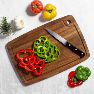 Tabla de Cortar Rectangular Ranurada con Orificio para Colgar, Superficie Lisa y Gruesa, Ideal para Cortar, Servir y Tareas Diarias de Cocina - Product Image 2