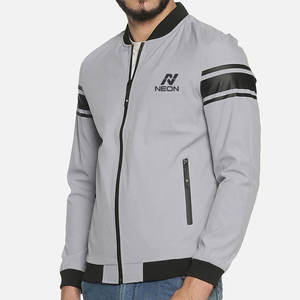 Chaqueta Bomber para Hombre, Diseño de Última Moda, 100% Poliéster, Impermeable, Venta al Por Mayor - Product Image 1