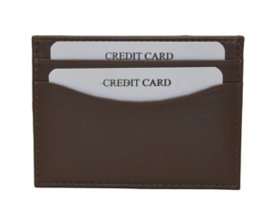 Porte-cartes minimaliste en cuir PU, motif crocodile, portefeuille fin, options de couleurs marron, orange, beige - Product Image 6