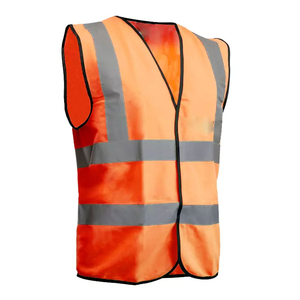 Best Material Reflective Safety Vest New Design Solid Pattern Wholesale Price Waterproof for Men Custom Logo Support - Product Image 5