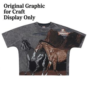 Camiseta de Manga Corta con Hombros Caídos, Estilo Urbano, 230 g/m², 100% Algodón, Cuello Redondo, Tejido de Punto, Secado Rápido, Corte Regular Vintage - Product Image 4