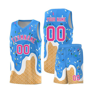 Uniforme de Baloncesto Personalizado con Diseño de Camiseta y Pantalones Cortos, Nombre y Número del Equipo Impresos, para Hombres Adultos - Product Image 1