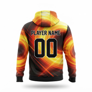 Sweat-shirt à capuche personnalisé pour équipe, sublimation, polyester de qualité supérieure, pour clubs - Product Image 2
