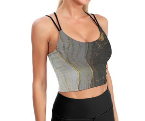 Sujetador Deportivo Personalizado con Estampado por Sublimación, Top Corto para Fitness, Bralette de Doble Tirante, Sujetador Deportivo de Alto Impacto, Secado Rápido - Product Image 5